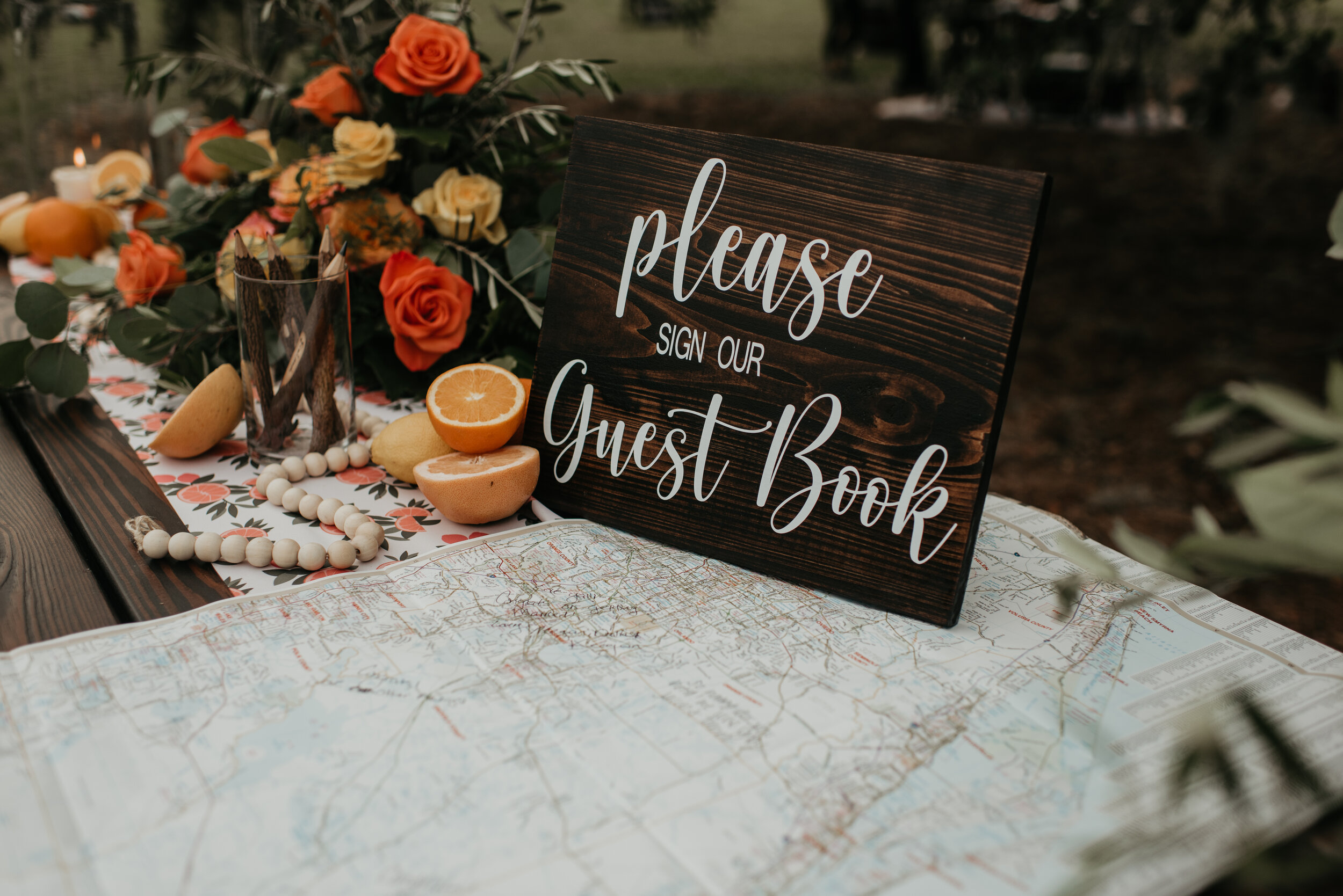 custom signage by Hendersons Southern Designs (photo by Ashley Dye Photography)