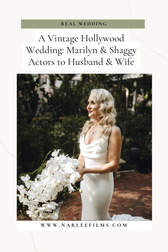 Vintage Hollywood Wedding : Marilyn and Shaggy actors turn husband and wife - Narlee Film Co.