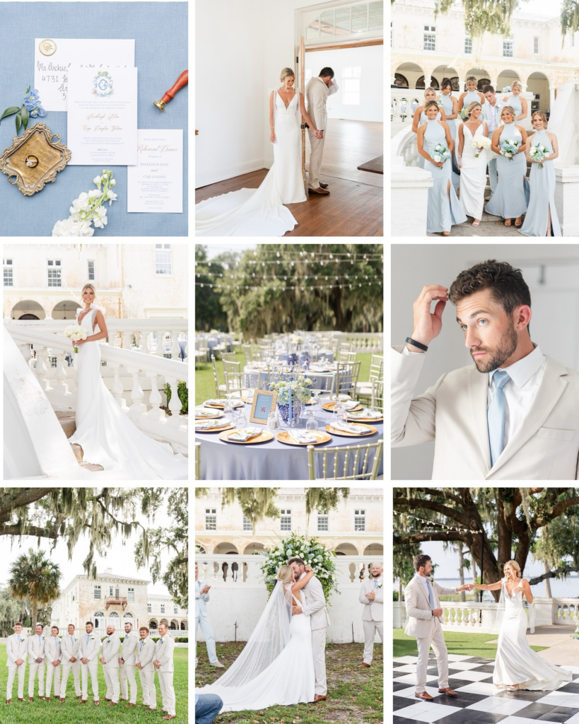 Classic and sophisticated Luxury wedding venue BellaCosa on Lake Alfred, FL
